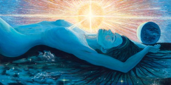 The Original Blue Goddess Art Print